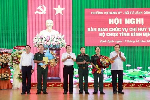 Bổ nhiệm Phó Tham mưu trưởng Quân khu, Chỉ huy trưởng Bộ Chỉ huy Quân sự tỉnh