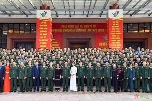 Khai mạc trọng thể Đại hội đại biểu Công đoàn Quân đội lần thứ X (2023-2028)