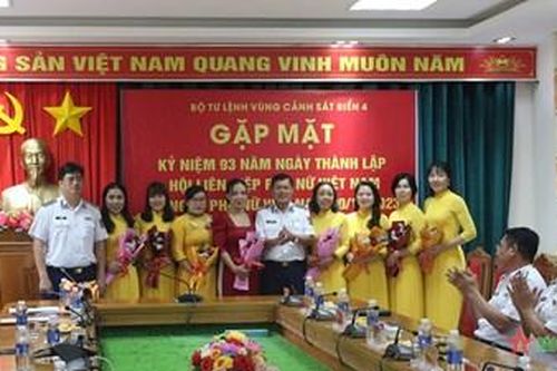 Vùng Cảnh sát biển 4: Gặp mặt kỷ niệm Ngày Phụ nữ Việt Nam