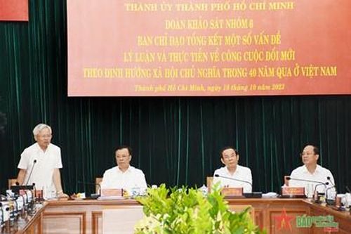 Khảo sát lý luận và thực tiễn về công cuộc đổi mới tại TP Hồ Chí Minh