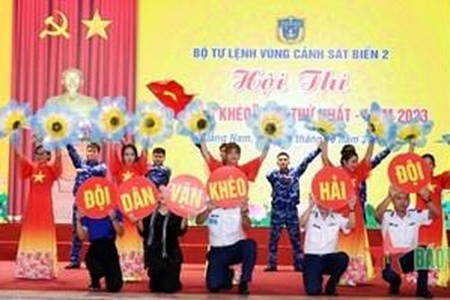 Bộ tư lệnh Vùng Cảnh sát biển 2 khai mạc Hội thi Dân vận khéo năm 2023