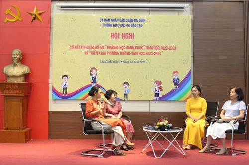'Quả ngọt' thí điểm dự án trường học hạnh phúc ở Thủ đô