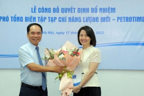 Nhà báo Lê Thị Hồng Anh được bổ nhiệm làm Phó Tổng Biên tập Tạp chí Năng lượng Mới