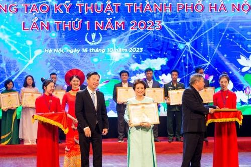 SUNKOVIR – Công trình nghiên cứu thuốc điều trị cúm mùa, Covid-19 đạt giải nhì Hội thi sáng tạo kỹ thuật Hà Nội
