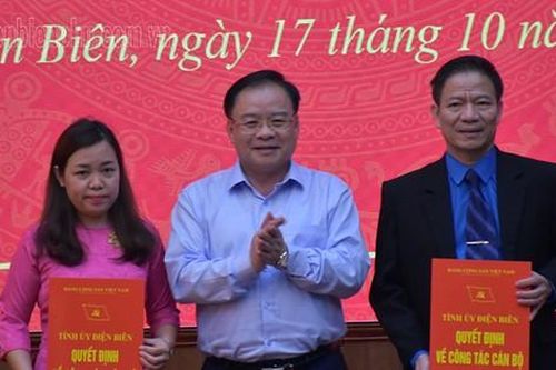 Điện Biên công bố quyết định về công tác cán bộ