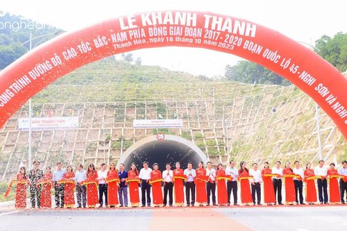 Chính thức khánh thành cao tốc Bắc - Nam đoạn Quốc lộ 45 - Nghi Sơn và Nghi Sơn - Diễn Châu