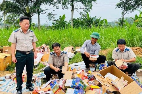 Hà Tĩnh: Tiêu hủy hơn 1 tấn pháo nổ