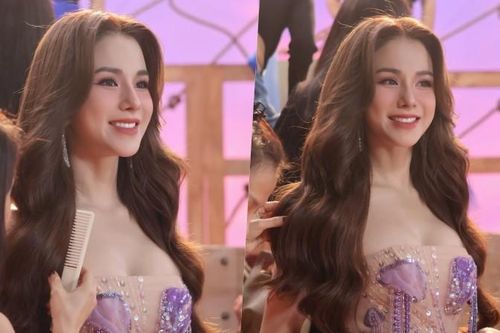 Bất ngờ nhan sắc Diệp Lâm Anh qua 'cam thường' trong hậu trường