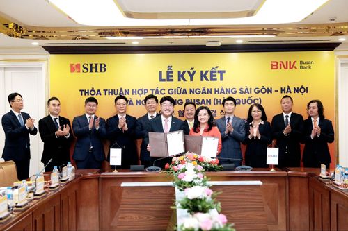 SHB bắt tay hợp tác với định chế tài chính Hàn Quốc Busan Bank