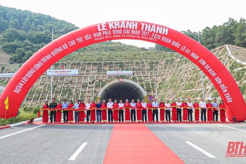 Khánh thành đường bộ cao tốc đoạn Quốc lộ 45 - Nghi Sơn và Nghi Sơn - Diễn Châu