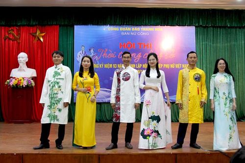 Sôi nổi, ý nghĩa Hội thi thời trang công sở Báo Thanh Hóa
