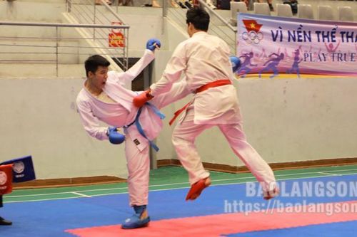 Ngày thi đấu thứ hai Giải Vô địch Karate quốc gia 2023: Hà Nội vững ngôi đầu, Lạng Sơn tụt 4 bậc xuống vị trí thứ 8