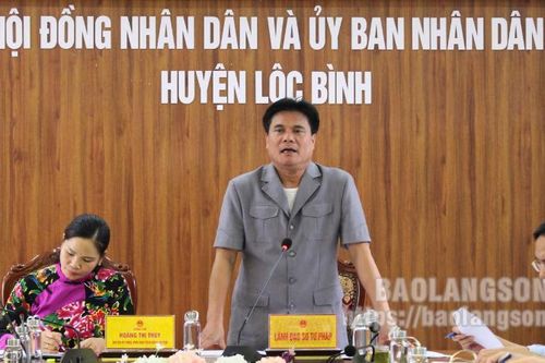 Kiểm tra công tác phổ biến giáo dục pháp luật tại huyện Lộc Bình