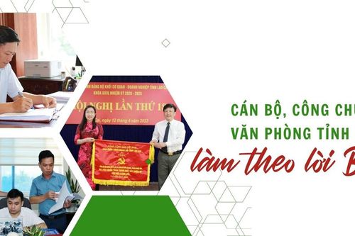 Cán bộ, công chức Văn phòng Tỉnh ủy làm theo lời Bác