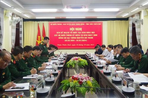 Tọa đàm về Đại tướng Nguyễn Chí Thanh dự kiến diễn ra cuối tháng 12