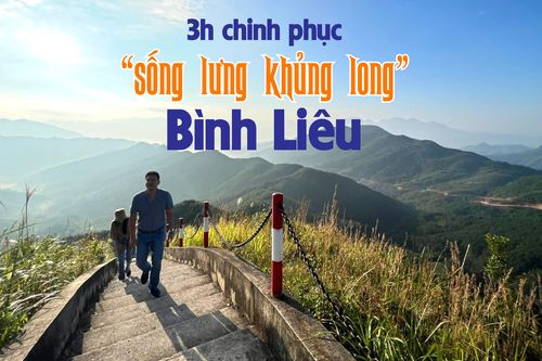 3h chinh phục 'sống lưng khủng long' Bình Liêu