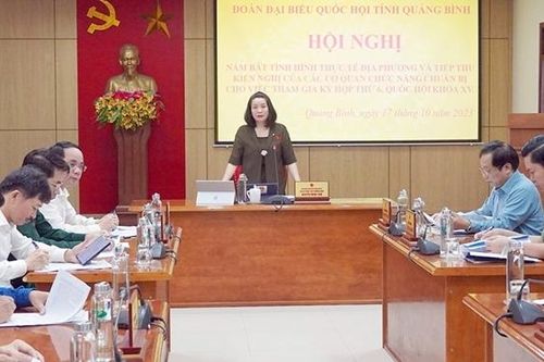 Quảng Bình: Đoàn ĐBQH tỉnh ghi nhận nhiều ý kiến, kiến nghị trước thềm Kỳ họp thứ Sáu