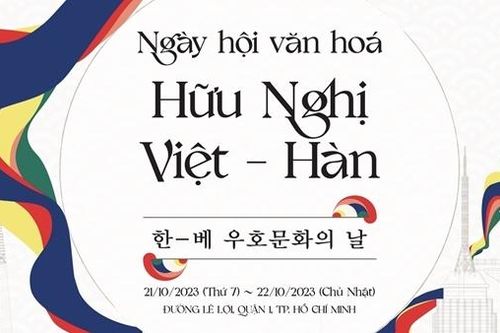 Ngày hội văn hóa hữu nghị Việt-Hàn 2023 tại TP Hồ Chí Minh