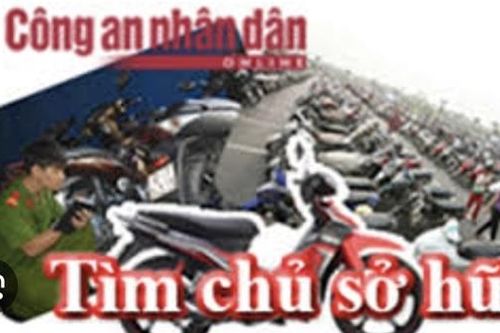 Tìm chủ sở hữu xe máy liên quan đến vụ án 'Gây rối trật tự công cộng'