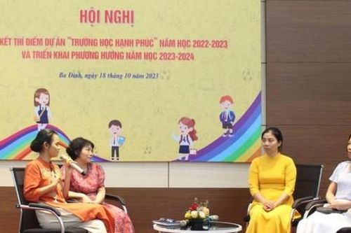 Thí điểm dự án trường học hạnh phúc ở Thủ đô