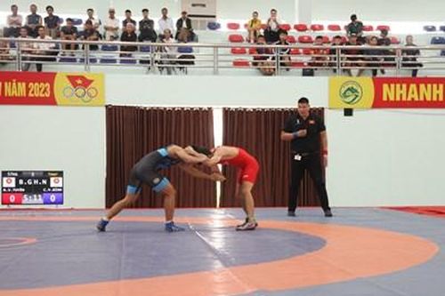 Giải vô địch vật cổ điển, vật tự do quốc gia năm 2023: Quân đội giành giải nhất toàn đoàn