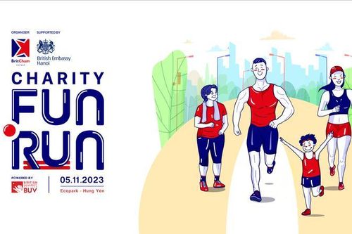 Ra mắt giải chạy gây quỹ từ thiện Britcham Charity Fun Run 2023 Hà Nội