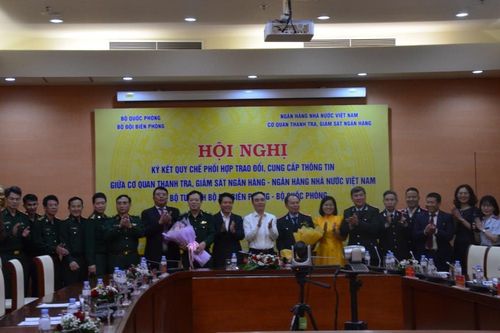 Ký kết quy chế phối hợp giữa Bộ Tư lệnh BĐBP và Cơ quan thanh tra, giám sát ngân hàng