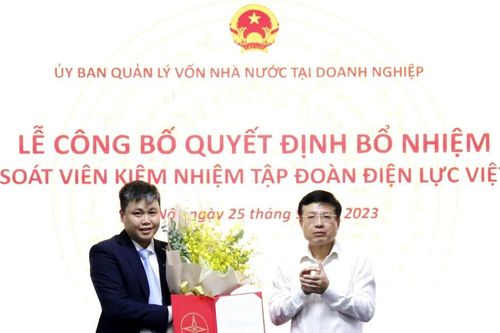 Ủy ban Quản lý vốn nhà nước bổ nhiệm Kiểm soát viên tại EVN