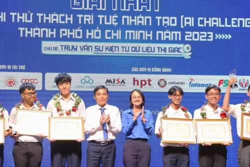 24 giải thưởng được trao tại hội thi thử thách trí tuệ nhân tạo TP.HCM