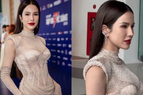 Diệp Lâm Anh bật mode sang chảnh tại họp báo Chị Đẹp, nhan sắc qua cam thường 10 điểm