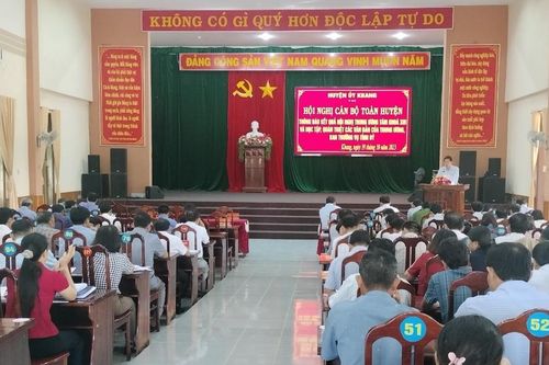 250 cán bộ chủ chốt huyện Kbang, Ia Pa học tập, quán triệt các văn bản của Đảng