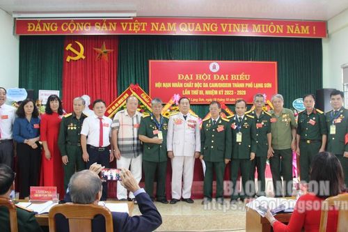 Đại hội Hội Nạn nhân chất độc da cam thành phố Lạng Sơn nhiệm kỳ 2023 – 2028