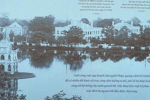 Ảnh tư liệu hiếm về hồ Gươm cuối thế kỷ XIX