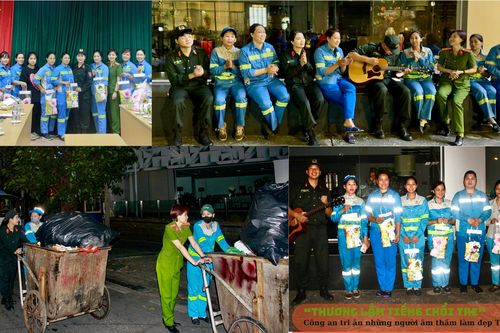 Xúc động chương trình 'Thương lắm tiếng chổi tre' tri ân nữ công nhân môi trường của Công an Thủ đô