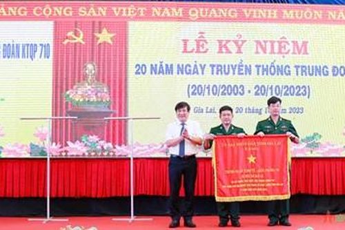 Trung đoàn Kinh tế - Quốc phòng 710 (Binh đoàn 15) kỷ niệm 20 năm Ngày truyền thống