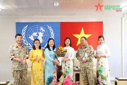 Đội Công binh số 2 gặp mặt kỷ niệm Ngày Phụ nữ Việt Nam