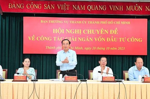 TPHCM tổ chức hội nghị chuyên đề về giải ngân vốn đầu tư công
