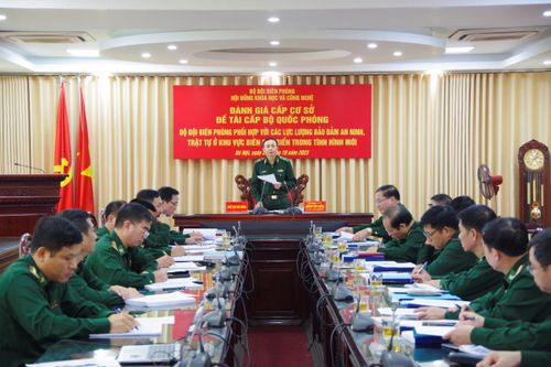 Đánh giá cấp cơ sở đề tài khoa học cấp Bộ Quốc phòng