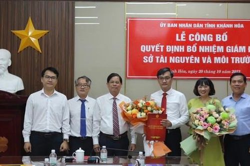 Khánh Hòa bổ nhiệm Giám đốc Sở Tài nguyên và Môi trường