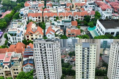 Loạt biệt thự, chung cư 'mọc lên' trên quỹ đất 20% ở Hà Nội