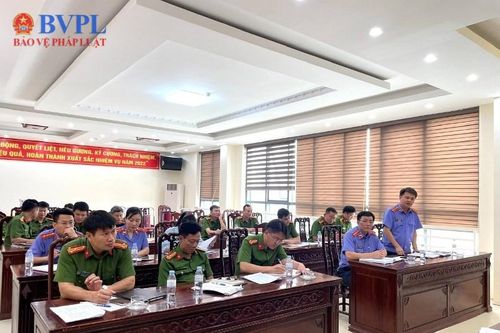 Kết luận trực tiếp kiểm sát việc tạm đình chỉ nguồn tin tội phạm tại Phòng PC03 Công an tỉnh Nghệ An