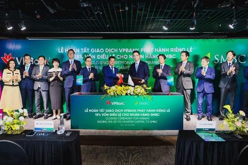 Ngân hàng lớn thứ 2 Nhật Bản trở thành cổ đông chiến lược của VPBank