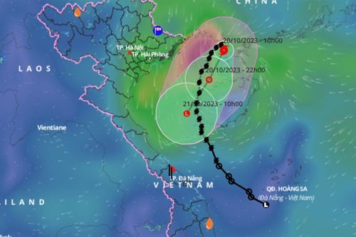 Gió mùa Đông Bắc tràn về làm tan cơn bão số 5