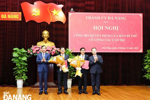 Ông Trần Phước Sơn và Trần Thắng Lợi tham gia Ban Thường vụ Thành ủy nhiệm kỳ 2020-2025