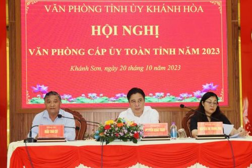 Hội nghị Văn phòng cấp ủy toàn tỉnh năm 2023
