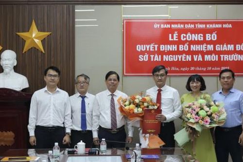 Ông Vũ Chí Hiếu giữ chức vụ Giám đốc Sở Tài nguyên và Môi trường