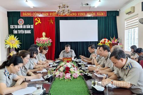 Thi hành án dân sự hoàn thành vượt mức chỉ tiêu được giao