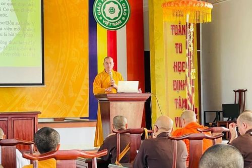 Bình Phước: Ban Trị sự GHPGVN tỉnh triển khai tập huấn công tác hành chính văn phòng