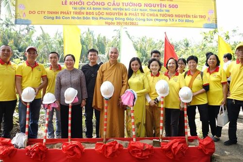 Bến Tre: Khởi công xây dựng cây cầu Tường Nguyên 500 tại TT.Mỏ Cày Nam