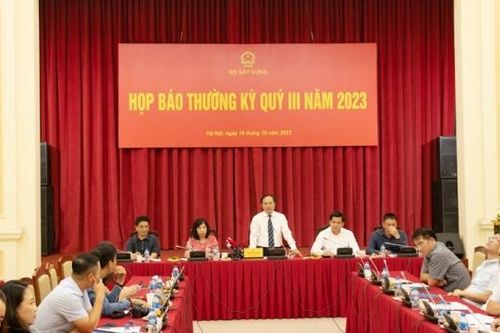 Bộ Xây dựng họp báo thường kỳ quý III/2023